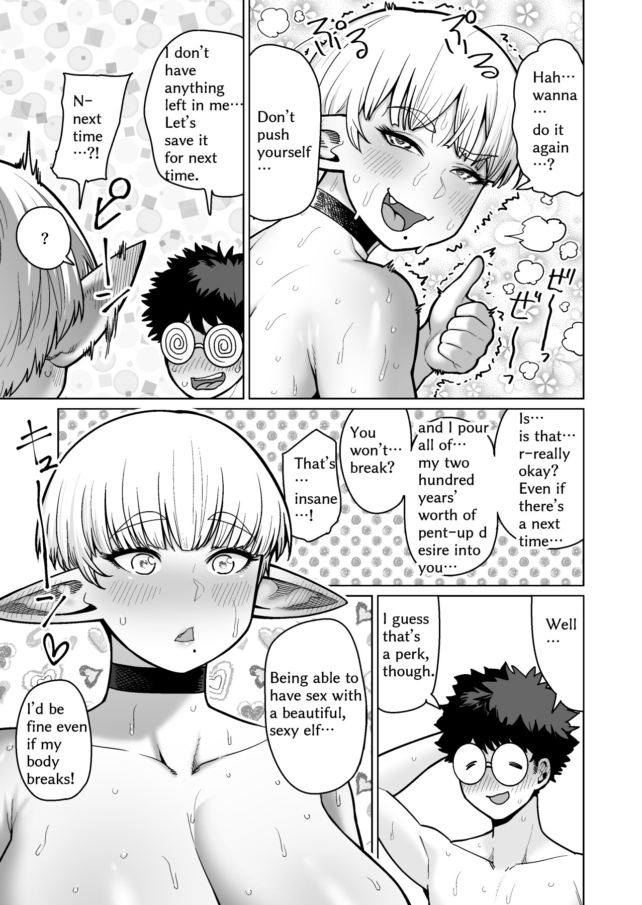 Hentai Manga Comic-The Neighbor: Former Swordmaster Elf!!-Read-52